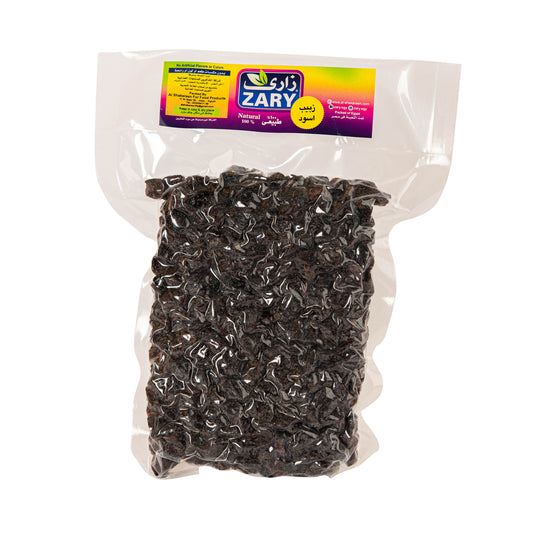 Zary Black Raisins – 500g Vacuum Pack | Rich in Fiber & Antioxidants