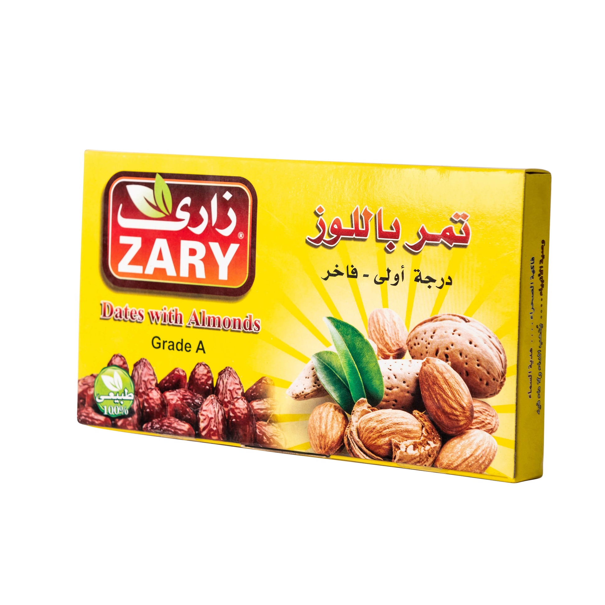 Zary Dates with Almonds – Heart-Healthy & Fiber-Rich Snack (300g)