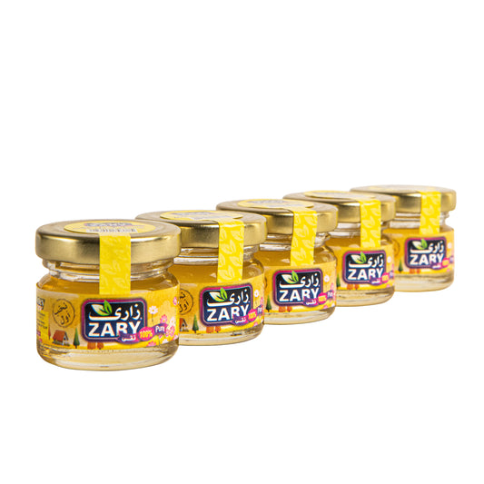 Zary's Natural Honey – 25g Glass Jar for Pure Sweetness