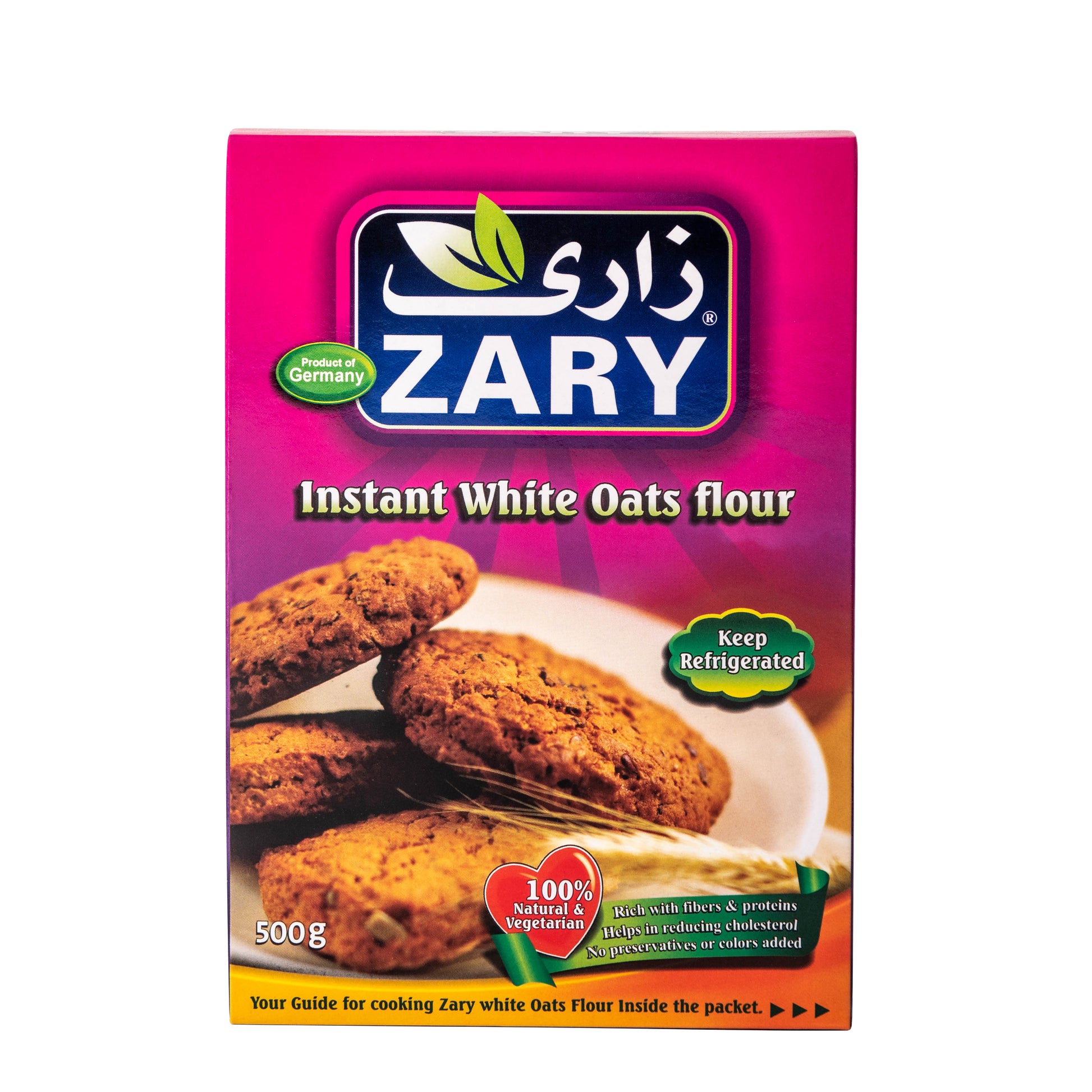 Zary's Oats Flour – 500g Vacuum-Sealed for Healthier Meals