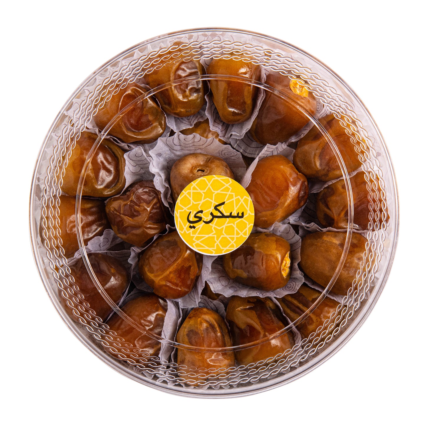Zary's Sukkary Dates – 600g Acrylic Box for Skin & Digestion